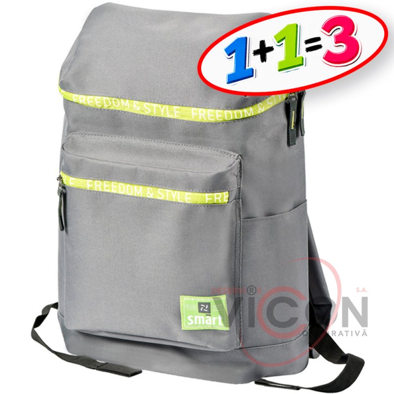 Rucsac pentru tineret SMART TN-04 Lucas gri 