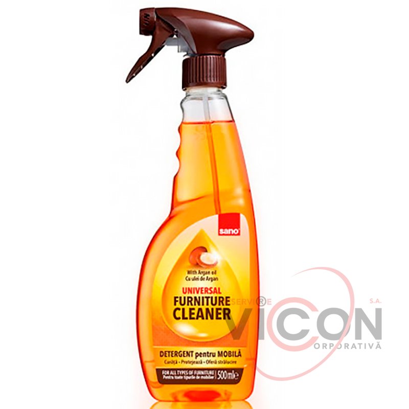 Soluție lichidă pentru mobilă SANO FURNITURE cu ulei de argan, 500 ml