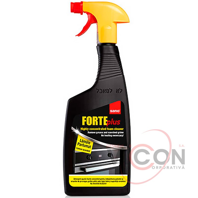 Detergent pentru curațarea aragazului Sano Forte Lemon, 750 ml
