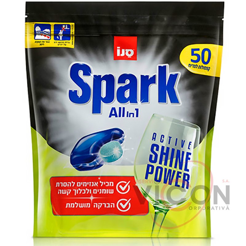 Capsule pentru mașina de spălat vase Sano Spark , 50 buc