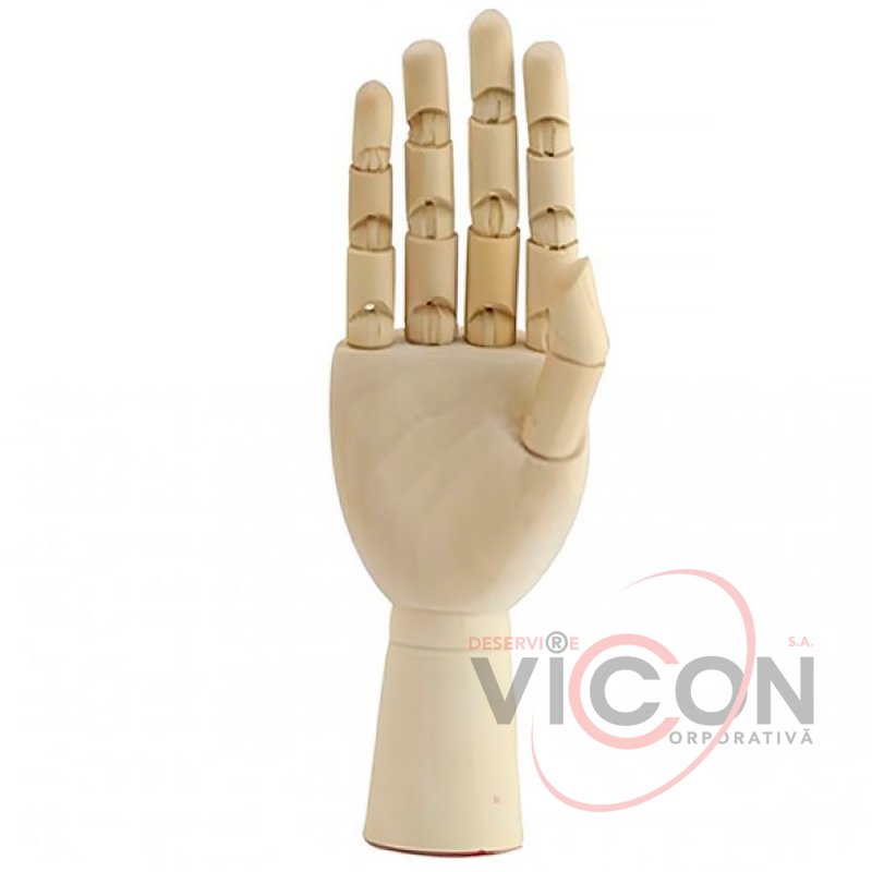 Manechin din lemn Conda 25 cm (mana dreapta femeie )