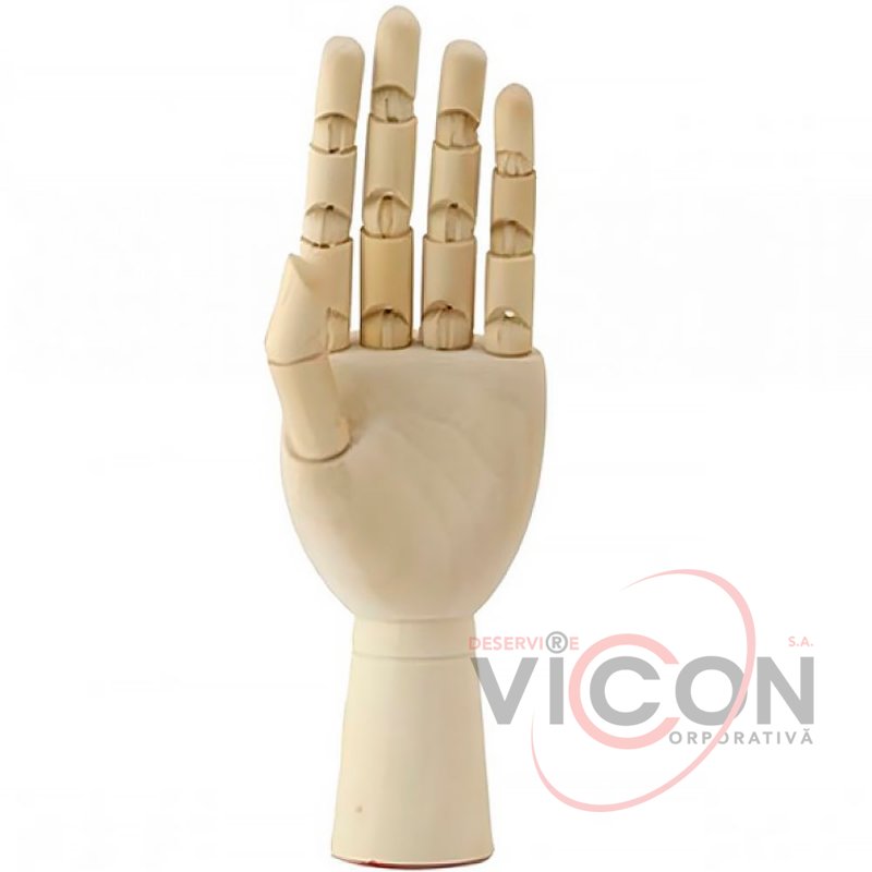 Manechin din lemn Conda 25 cm (mana stanga femeie )