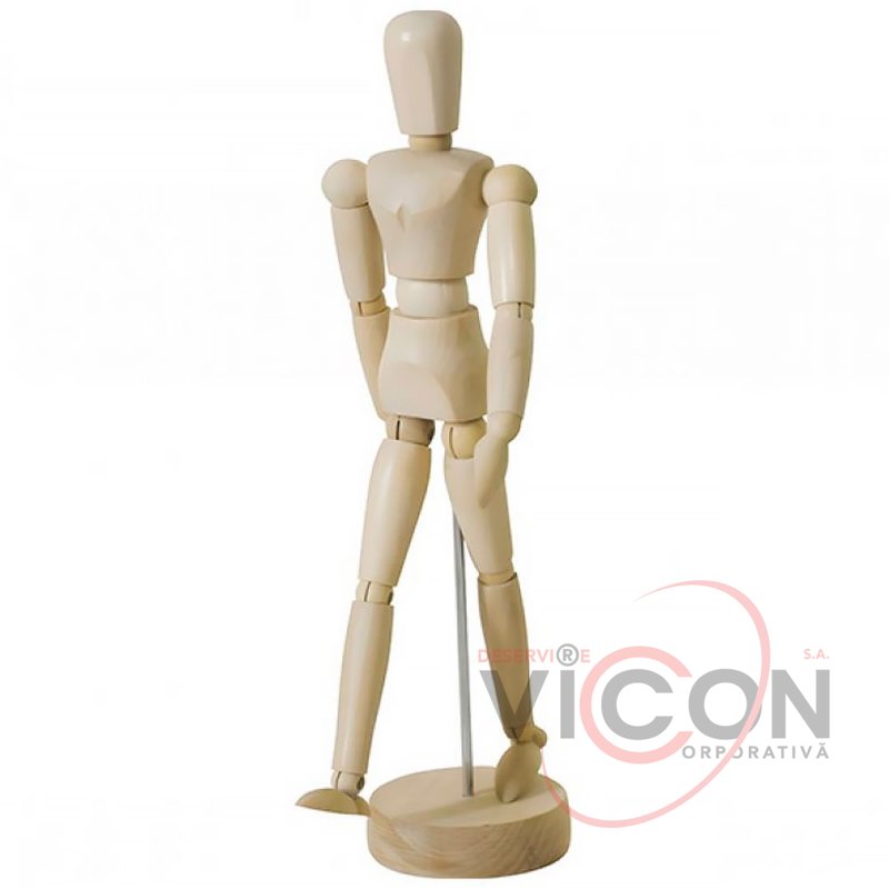 Manechin din lemn Conda 30 cm (barbat)