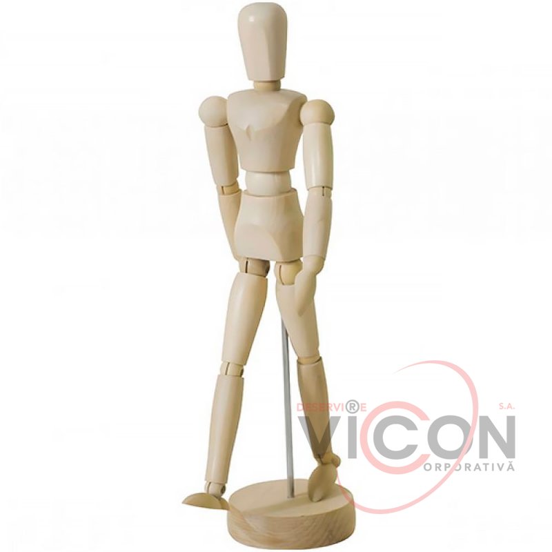 Manechin din lemn Conda 30 cm (femeie)