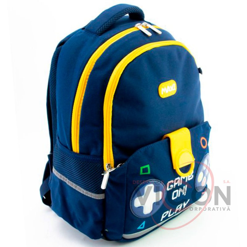Ghiozdan ortopedic 15 PLAY GAME Albastru (36x27x16см)