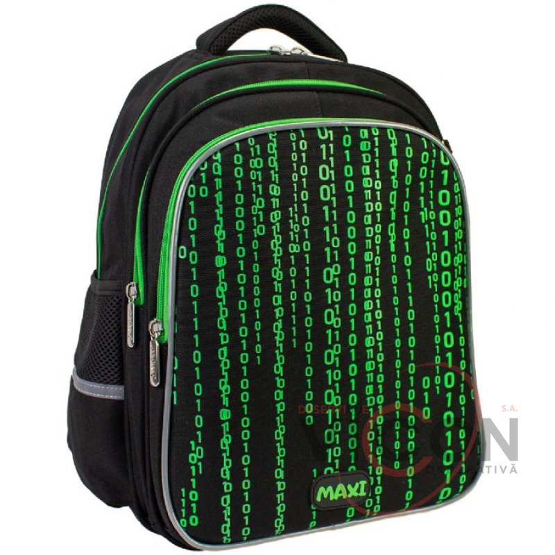 Ghiozdan ortopedic 15 MATRIX  negru (145-175cm)