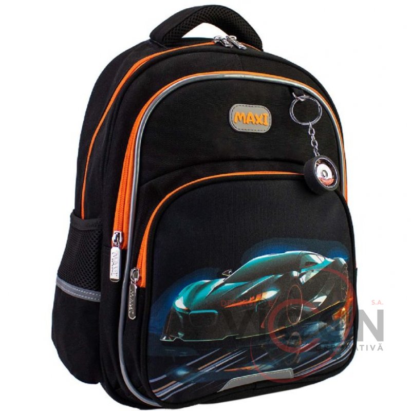 Ghiozdan ortopedic 15 CAR-SPORT negru (145-175cm)