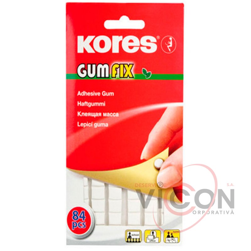 Lipici solid Kores (Guma Adeziva/84buc) K31600