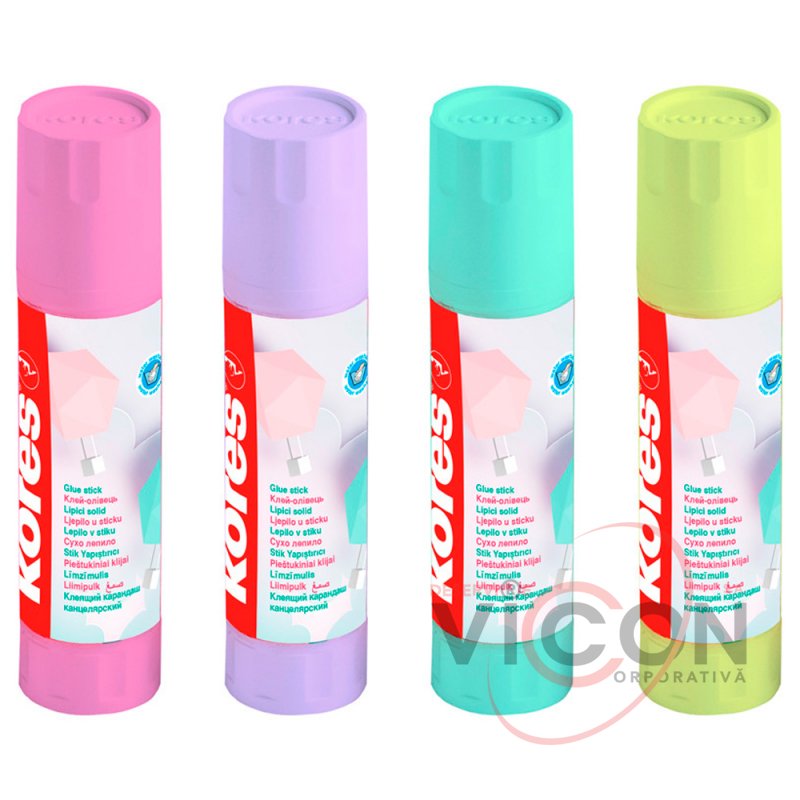 Lipici solid Kores 20gr (pastel) K16209