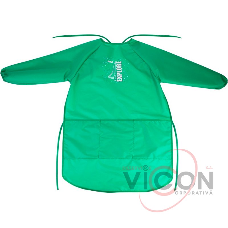 Sort pentru pictura cu maneci (verde) 69*48 cm