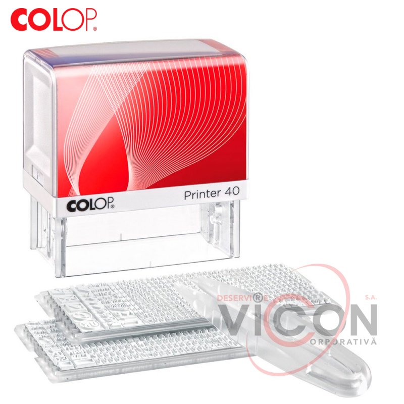 Ștampilă cu set de litere Colop Printer 40/2