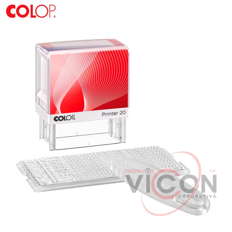 Ștampilă cu set de litere Colop Printer 20/1 Set