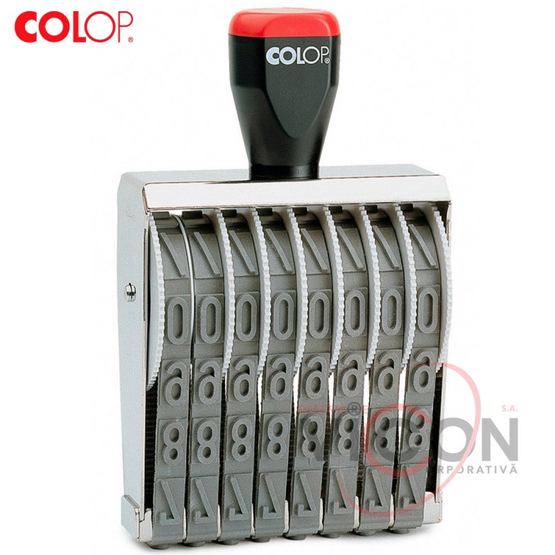 Numerotor manual cu bandă, metalic 05008