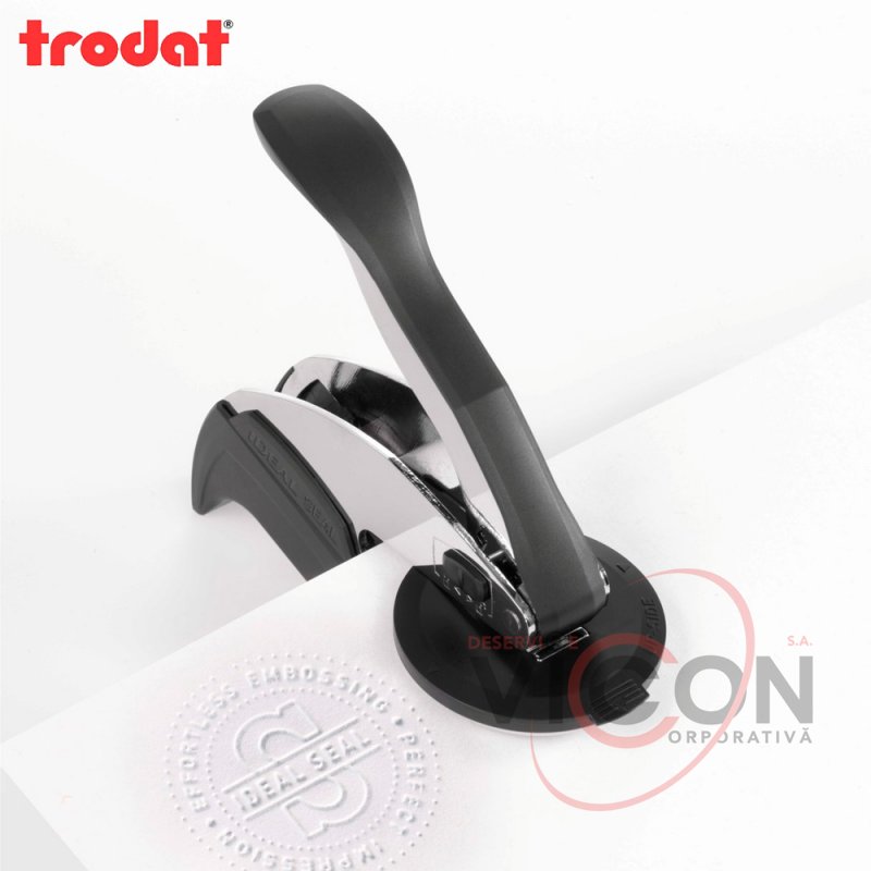 Ștampila timbru sec cu diametrul 41 mm, TRODAT IDEAL SEAL 
