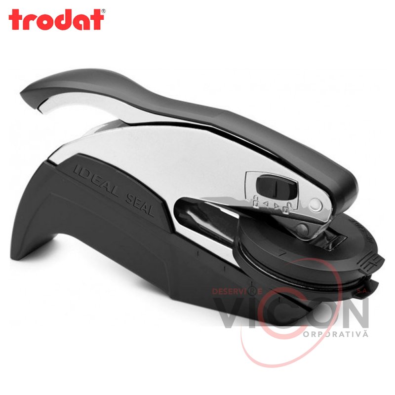 Ștampila timbru sec cu diametrul 40 mm, TRODAT IDEAL MONOGRAM