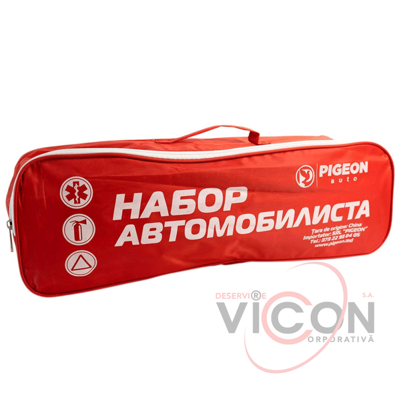 Set pentru automobil PIGEON (5 buc) roșu