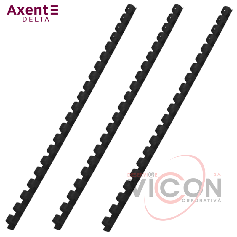 Пружина пластиковая Axent, черная