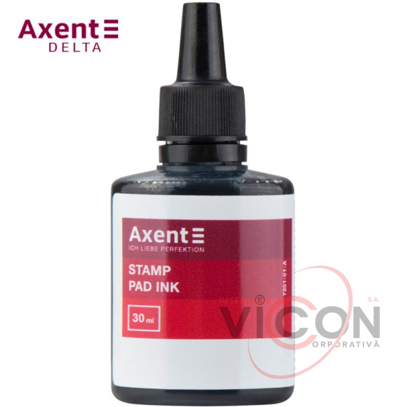 Краска штемпельная Axent 7301-01-A 30 мл, черная