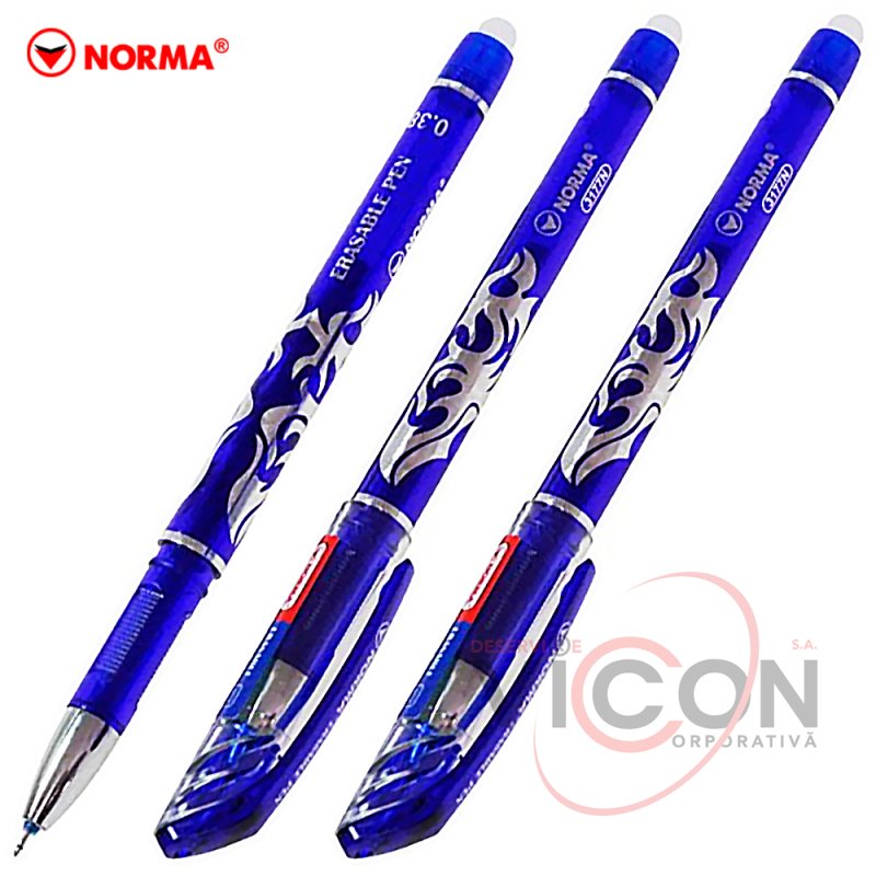 SCRIE-ȘTERGE Pix cu gel 0.38 мм Erasable 3177-06N, scrie albastru