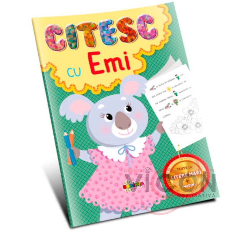 Citesc și colorez. Citesc cu Emi.     