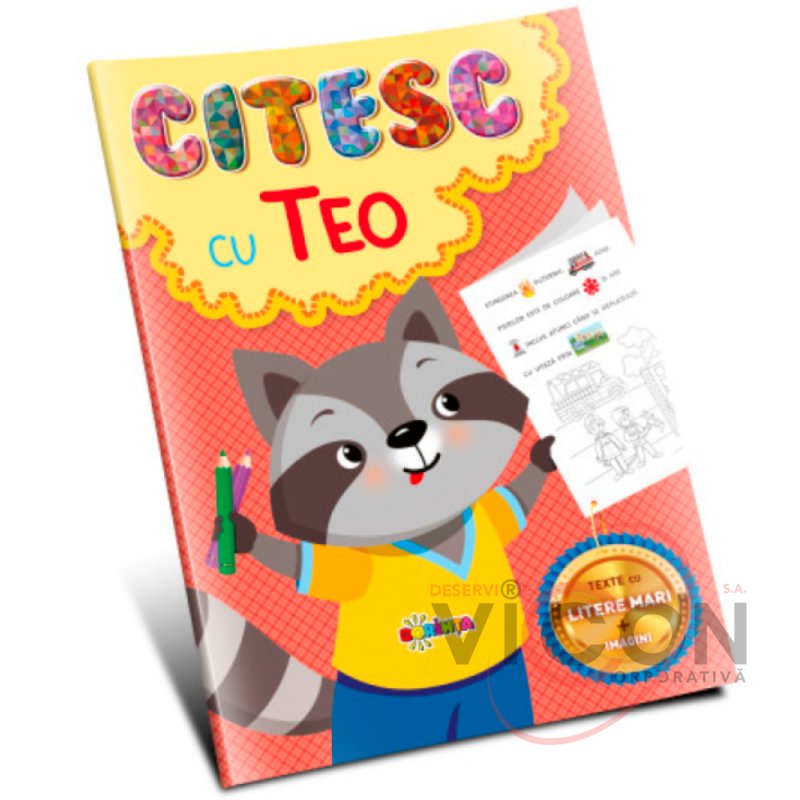 Citesc și colorez. Citesc cu Teo.     
