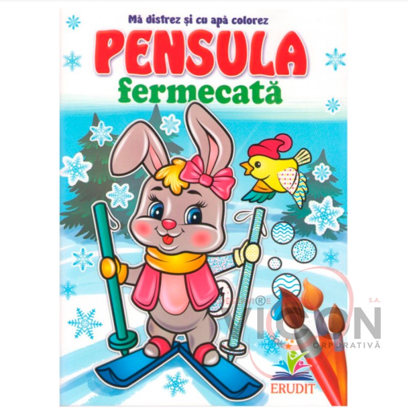 Pensula fermecata. A4. Iepuras iarna.      