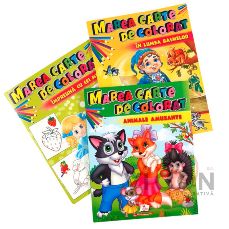 Marea carte de colorat Impreuna cu cei mici   