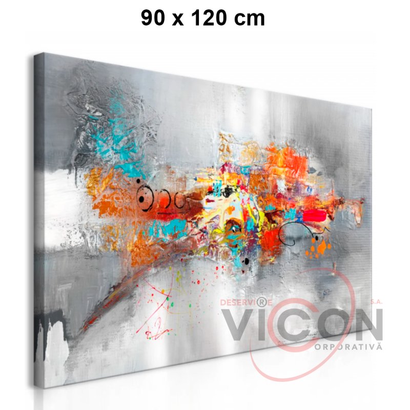 Картина под заказ 90 x 120 см, натуральный холст на деревянной раме