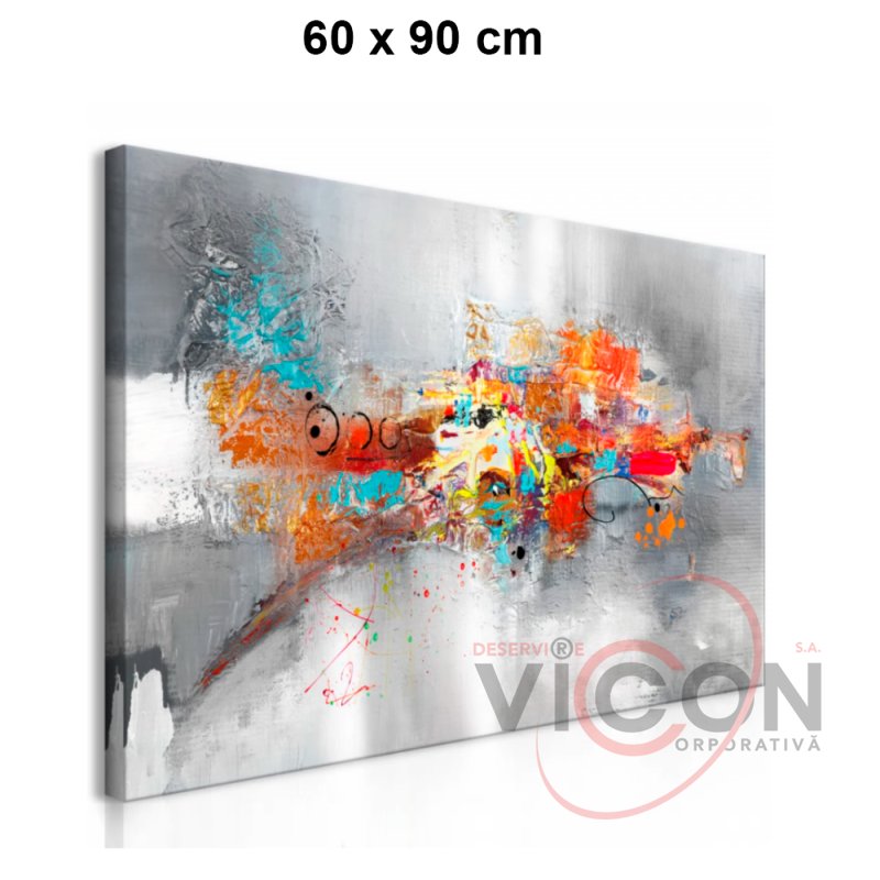 Картина под заказ 60 x 90 см, натуральный холст на деревянной раме