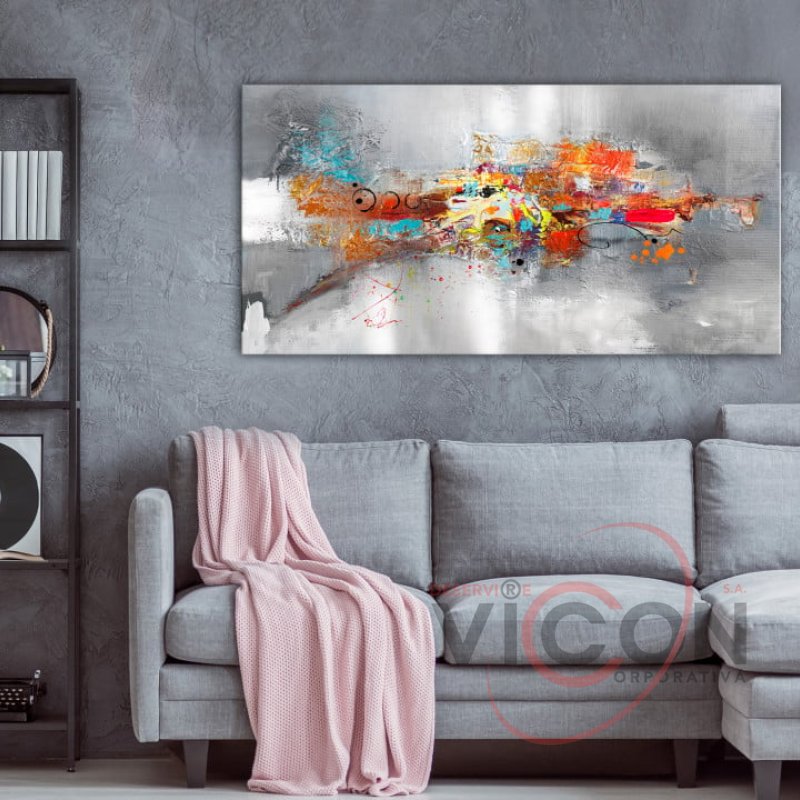 Картина под заказ 60 x 90 см, натуральный холст на деревянной раме