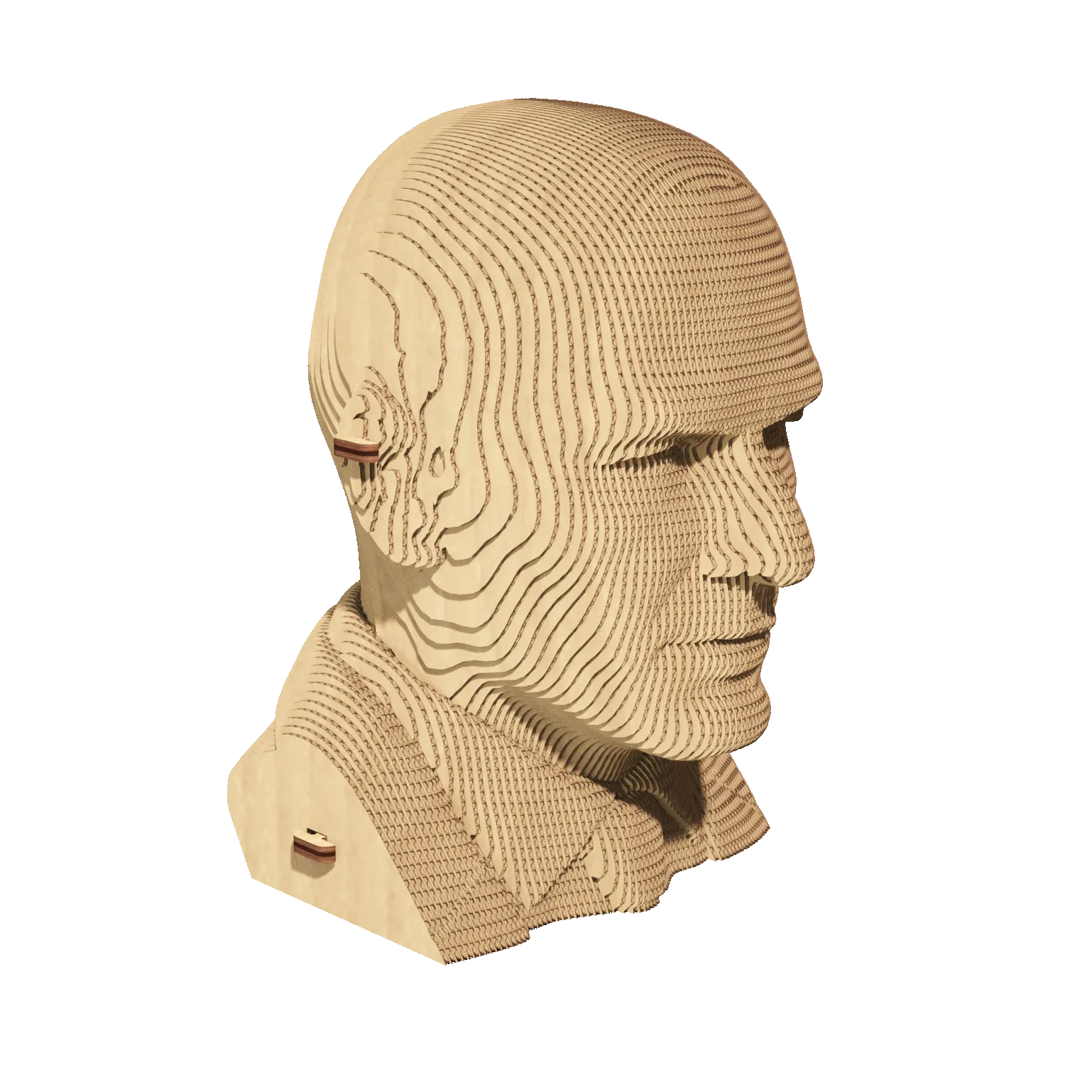 Картонный 3D-пазл Зинедин Зидан, 31,5x21,0x6 см
