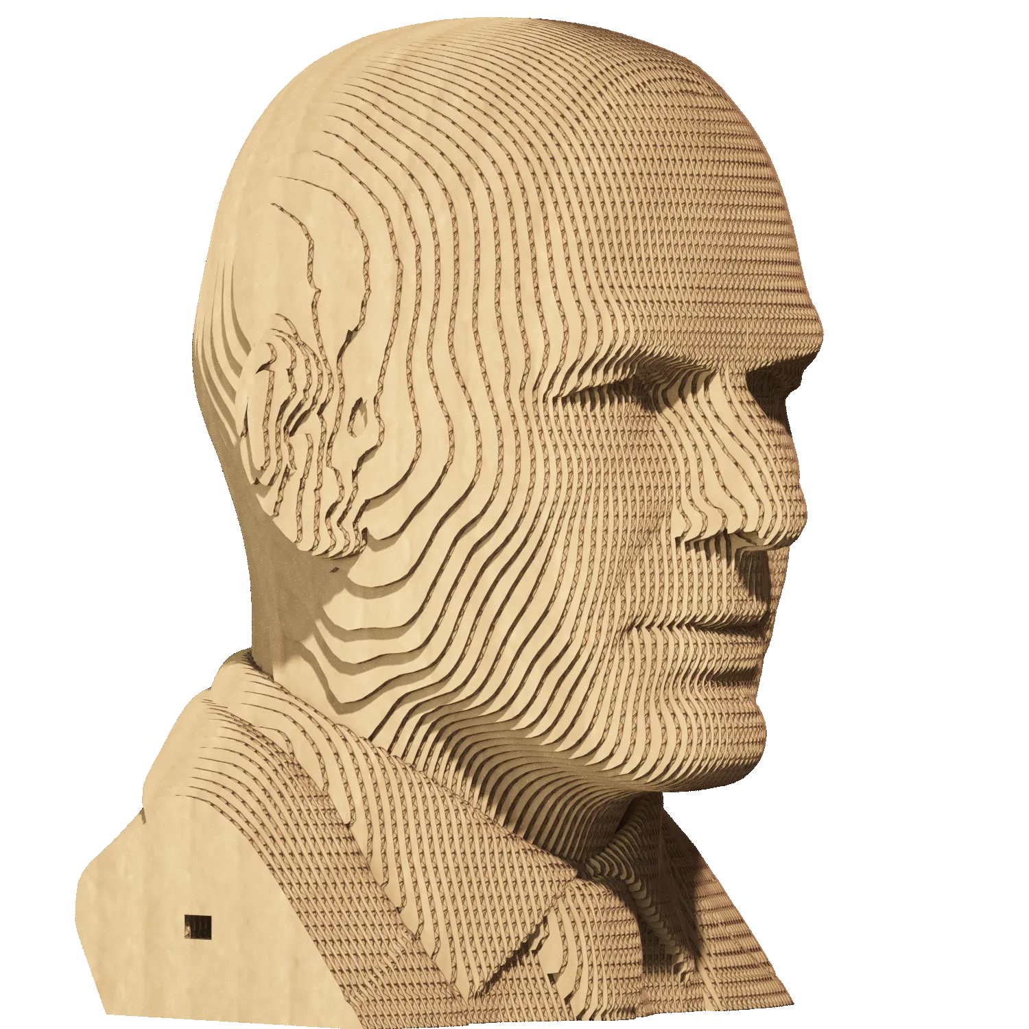 Картонный 3D-пазл Зинедин Зидан, 31,5x21,0x6 см