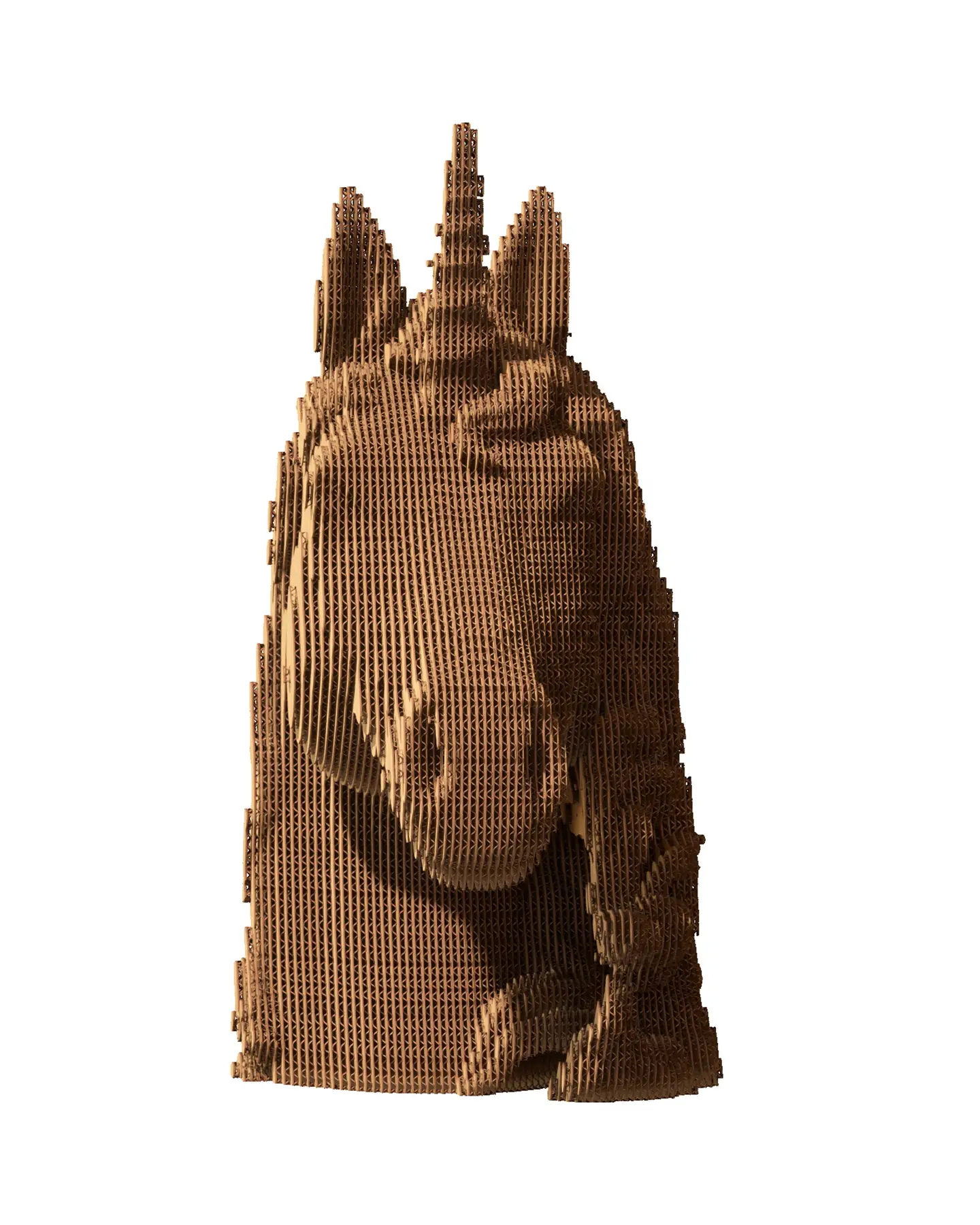 Картонный 3D-пазл Единорог, 31.5x21,0x6 см