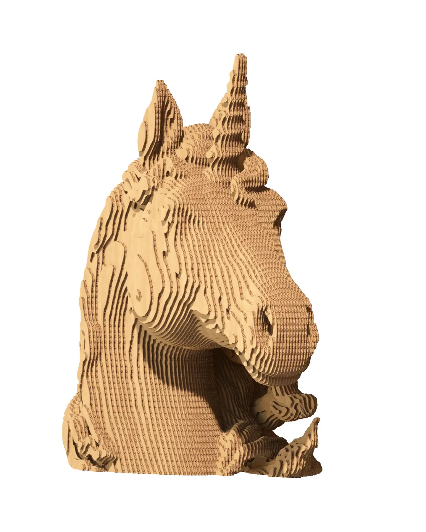Картонный 3D-пазл Единорог, 31.5x21,0x6 см