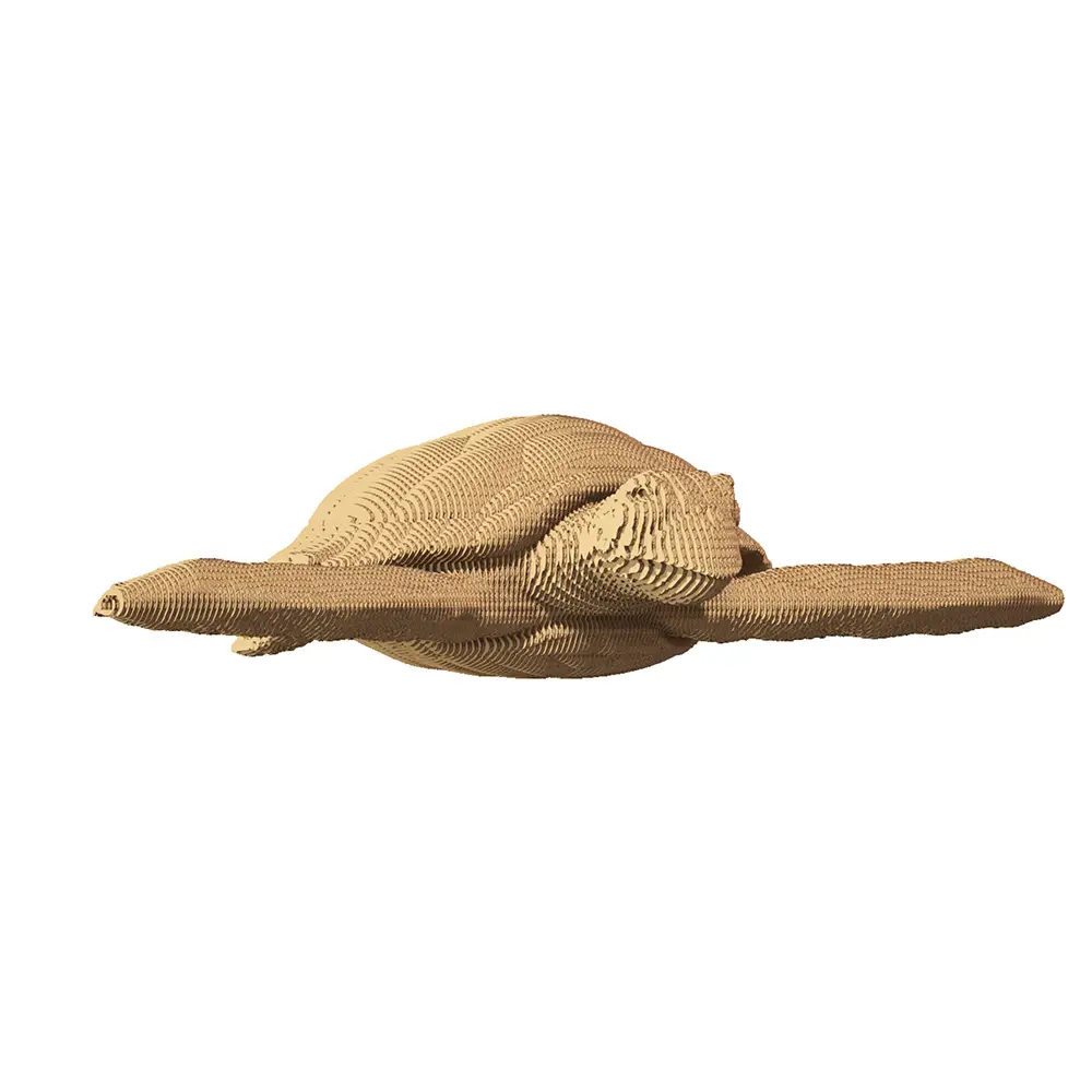 Картонный 3D-пазл Черепаха, 31,5x21,5x6 см