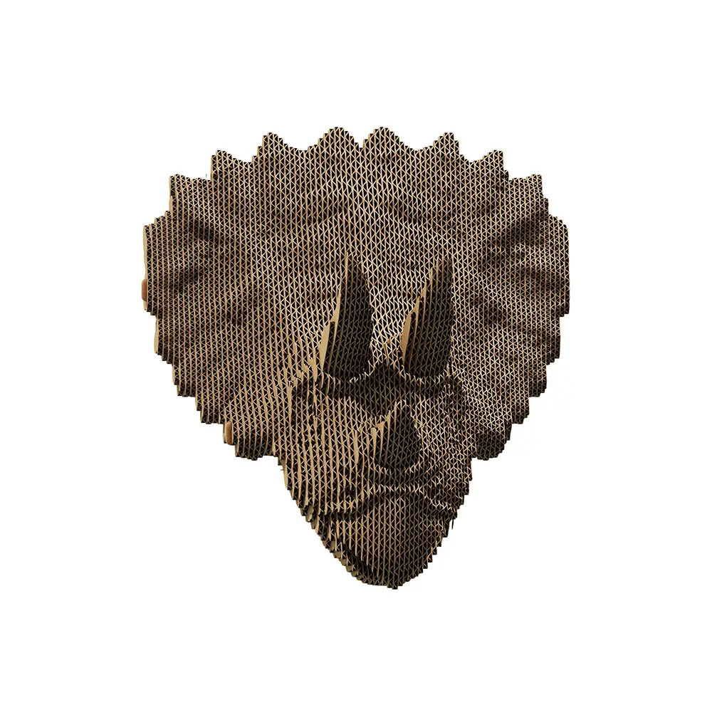 Картонный 3D-пазл Трицератопс, 41,7x31,0x10 см
