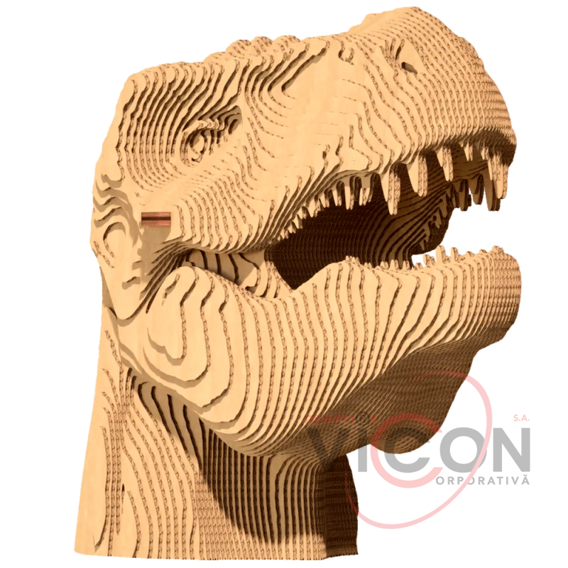 Картонный 3D-пазл Тиранозавр Рекс, 31,5x21,5x6 см