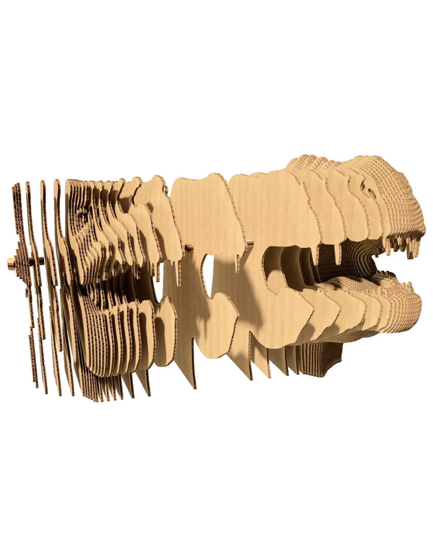 Картонный 3D-пазл Тиранозавр Рекс, 31,5x21,5x6 см