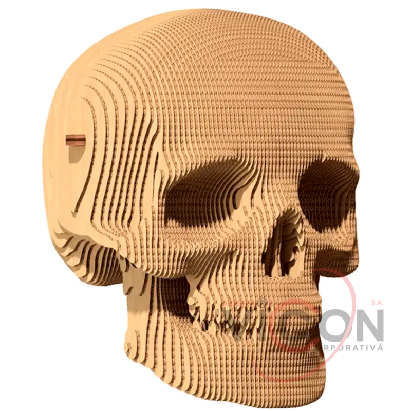 Картонный 3D-пазл Череп,31,5x21,5x6 см