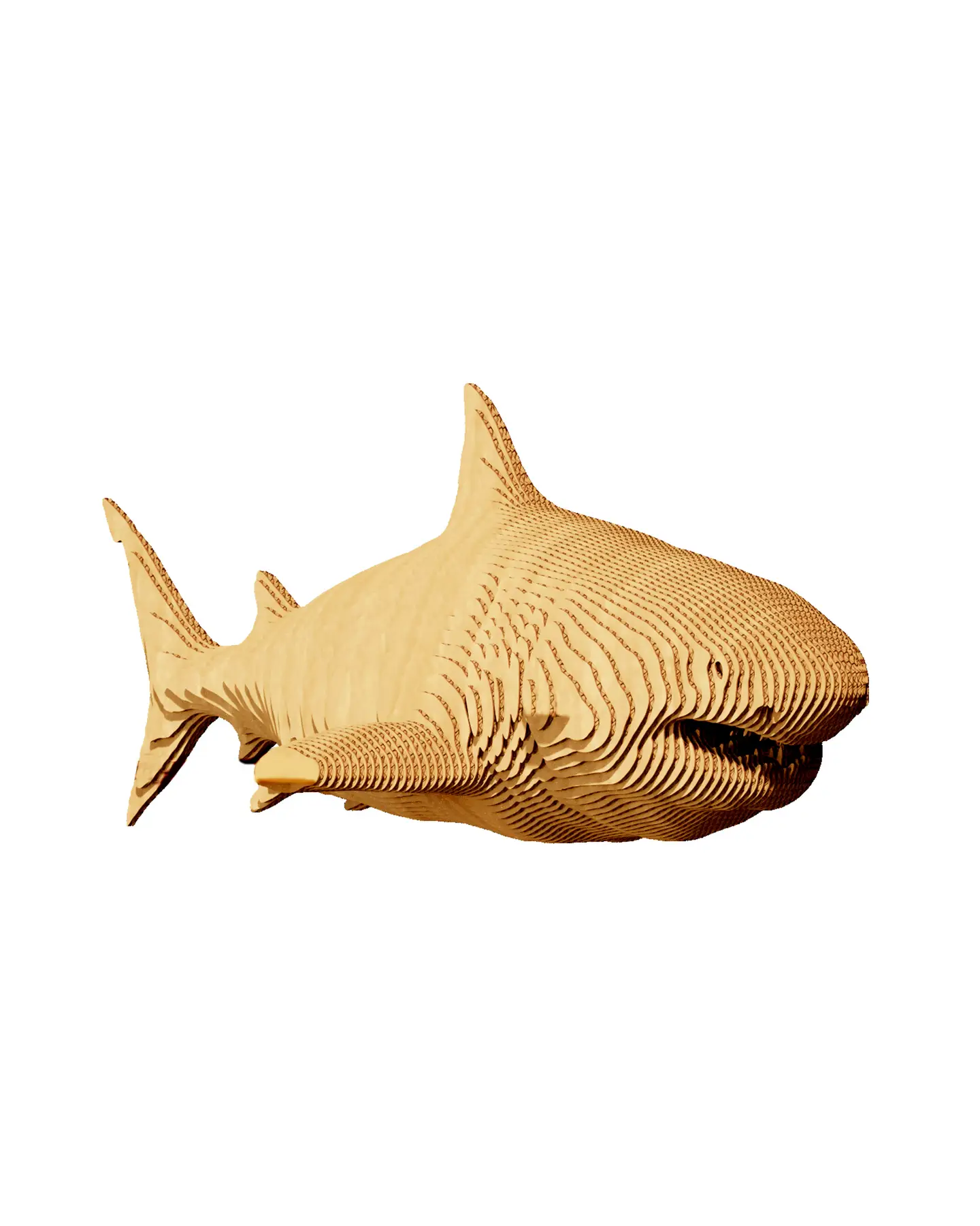 Картонный 3D-пазл Акула, 31,5x21,5x6 см