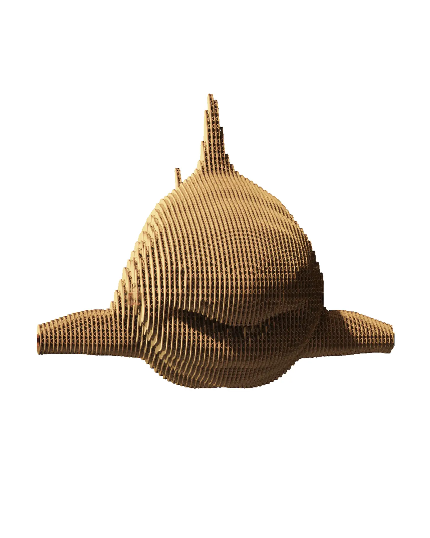 Картонный 3D-пазл Акула, 31,5x21,5x6 см
