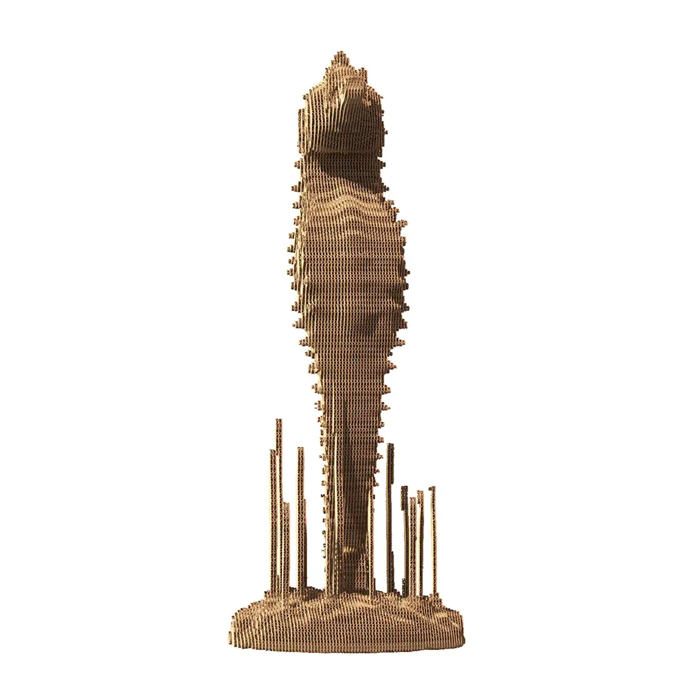 Картонный 3D-пазл Морской конек, 31,5x21,5x6 см