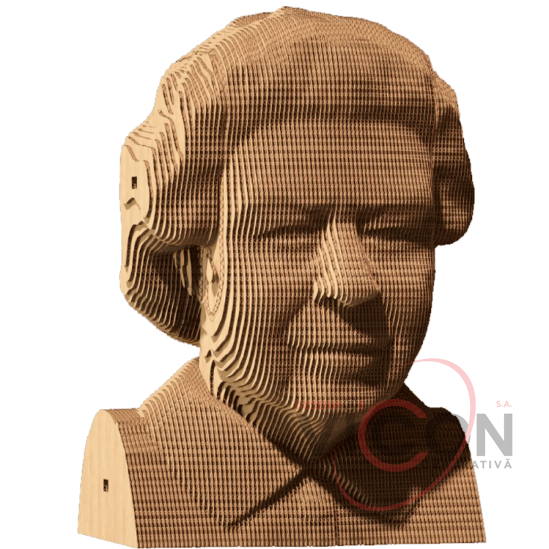 Картонный 3D-пазл Королева Елизавета I, 31,5x21,5x6 см