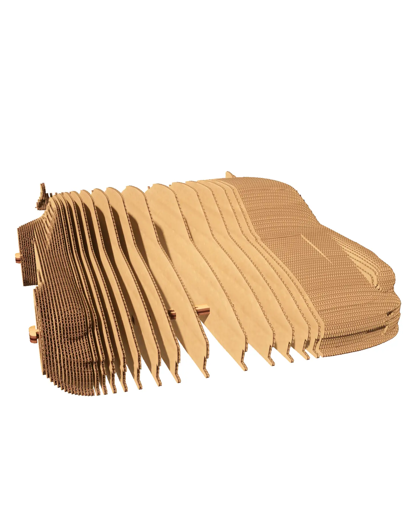 Картонный 3D-пазл Порше 911, 31,5x21,5x6 см