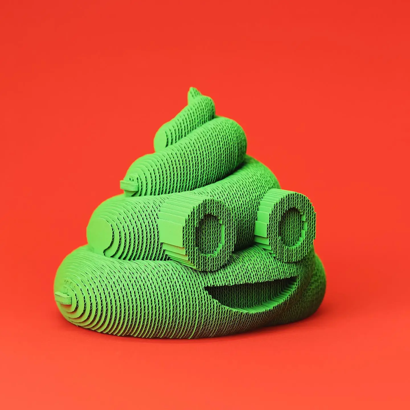 Картонный 3D-пазл Какашка, 31,5x21,5x6 см