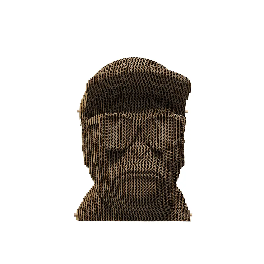 Картонный 3D-пазл Monkeys Se no evil, 31,5x21,5x6 см