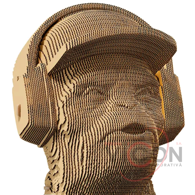 Картонный 3D-пазл Monkeys Hear no evil, 31,5x21,5x6 см