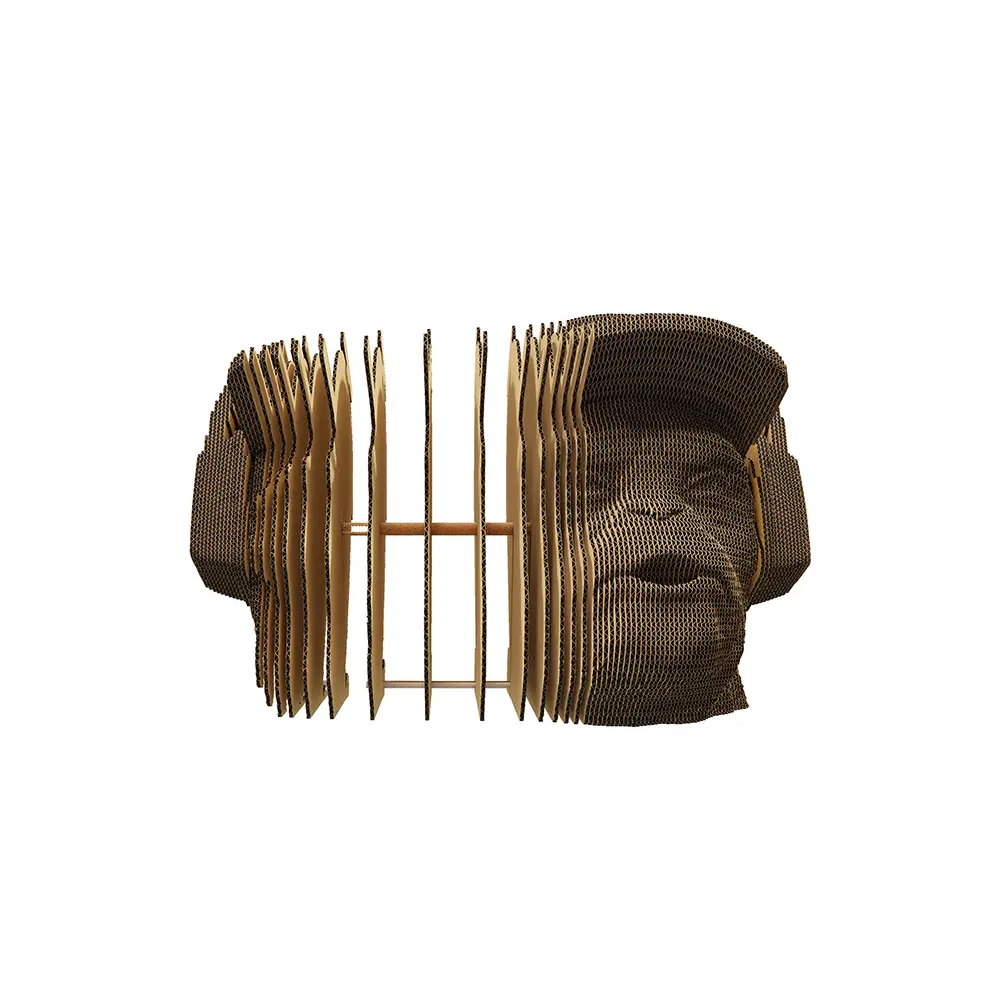 Картонный 3D-пазл Monkeys Hear no evil, 31,5x21,5x6 см