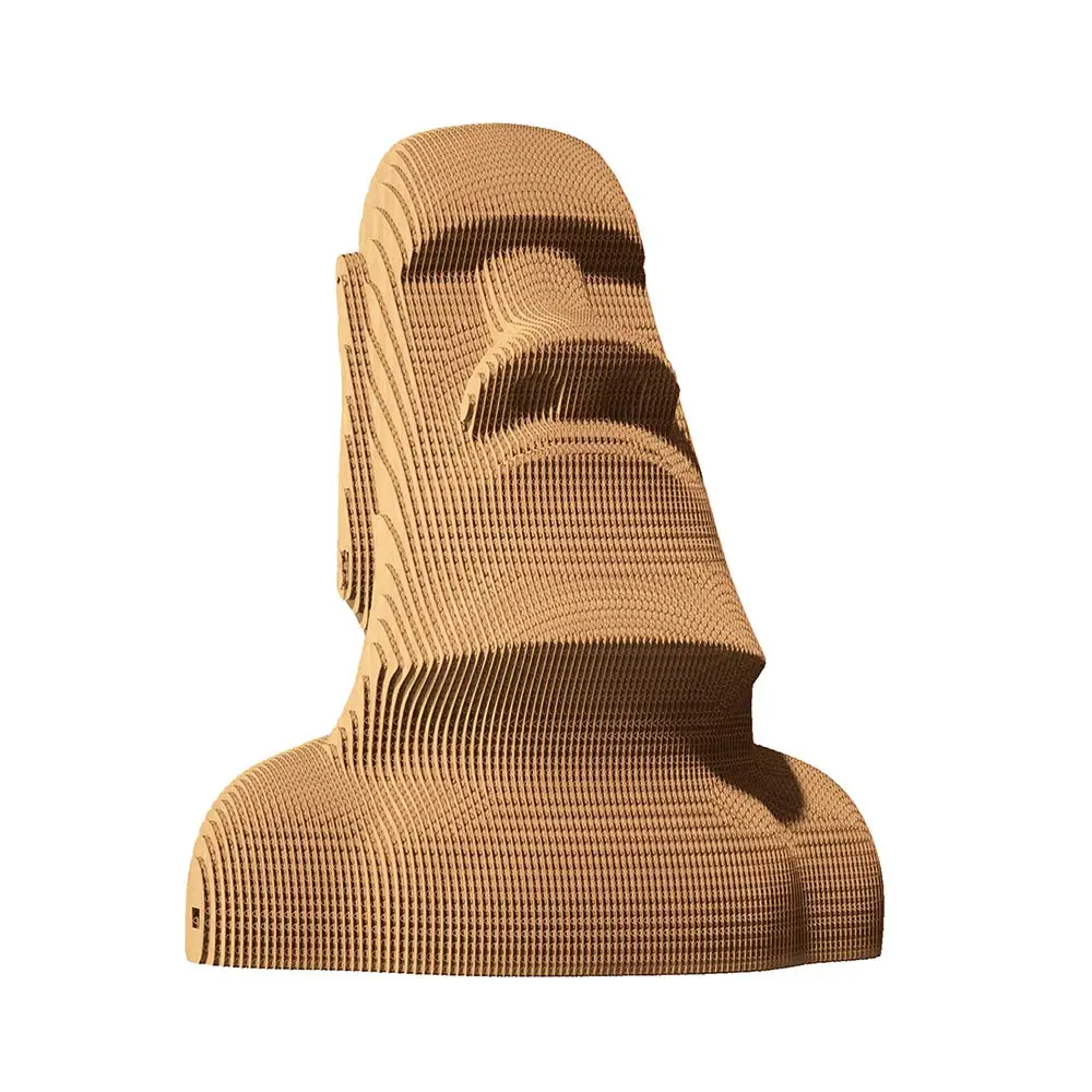 Картонный 3D-пазл Moai, 31,5x21,5x6 см