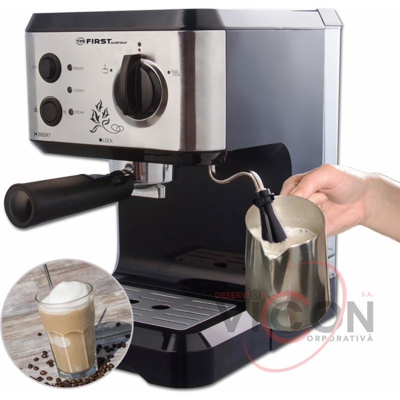 Кофеварка ESPRESSO 1050 W, 15 бар, FIRST FA-5476-1